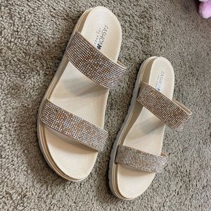 Blinged Sandals